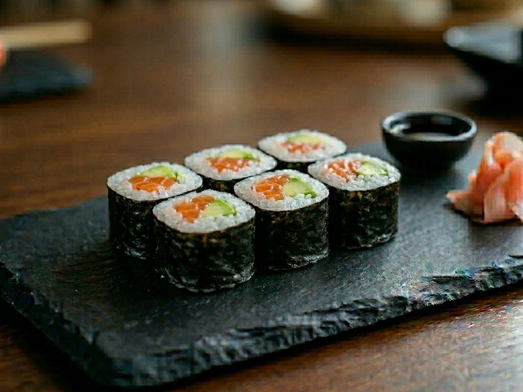 maki saumon avocat Le Creusot japonais traiteur livraison