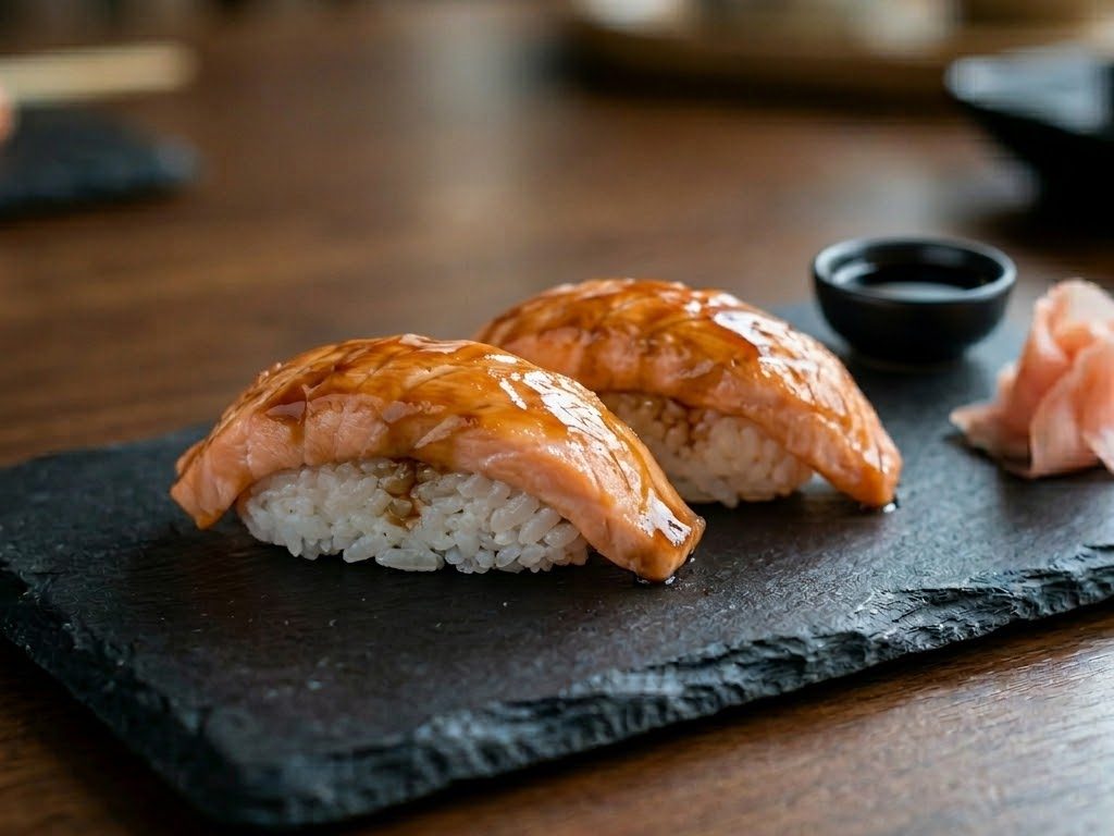 Sushi saumon teriyaki Le Creusot japonais restaurant